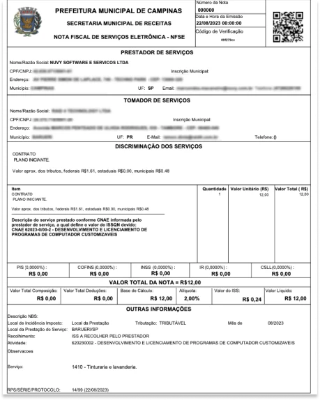 Notas Fiscais & Boletos - Nuvy ERP